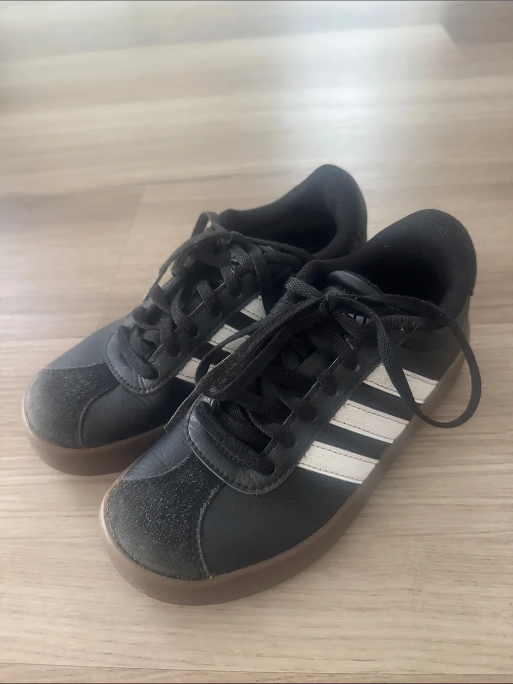 adidas Kids Black and White Sneakers